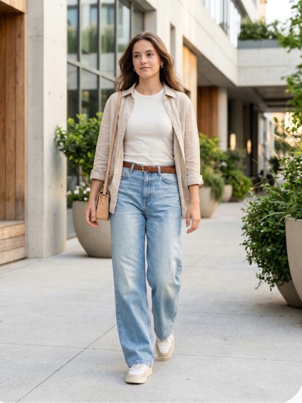 Zara Light Blue Straight Leg Jeans for Women